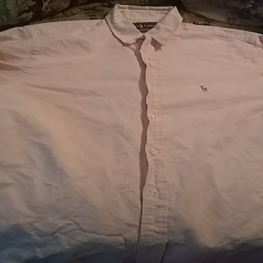 Mens pink polo size xl long sleeve